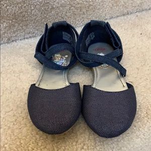 Denim-like girl shoes, worn once!